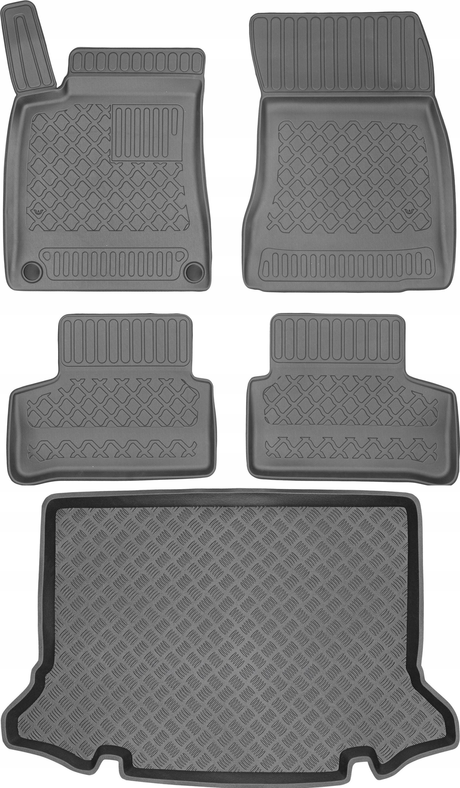 Mercedes A-Klasa W177 Hatchback od roku 2018 Sada Koberce batožinový priestor