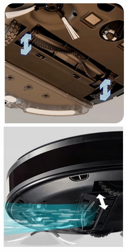 MOCNY ROBOT 2w1 SPRZĄTAJĄCY ODKURZAJĄCY MOPUJĄCY APP IOS ANDROID MAPA DOMU Typ akumulatora litowo-jonowy