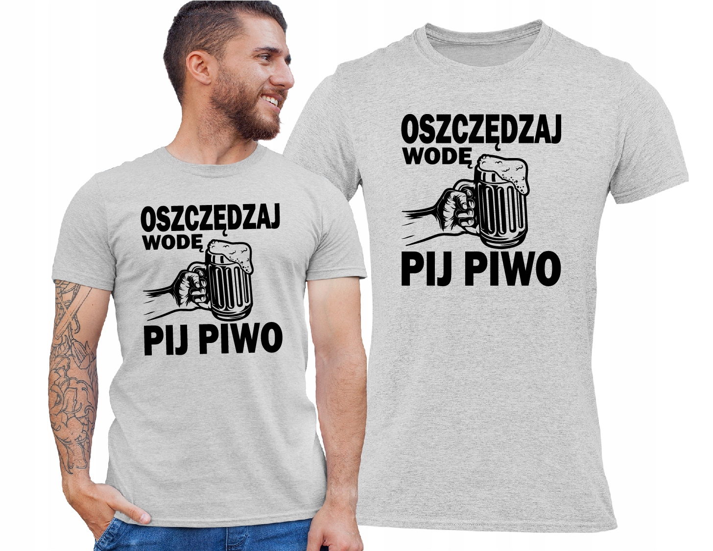 

Koszulka męska Piwo Śmieszny T-shirt