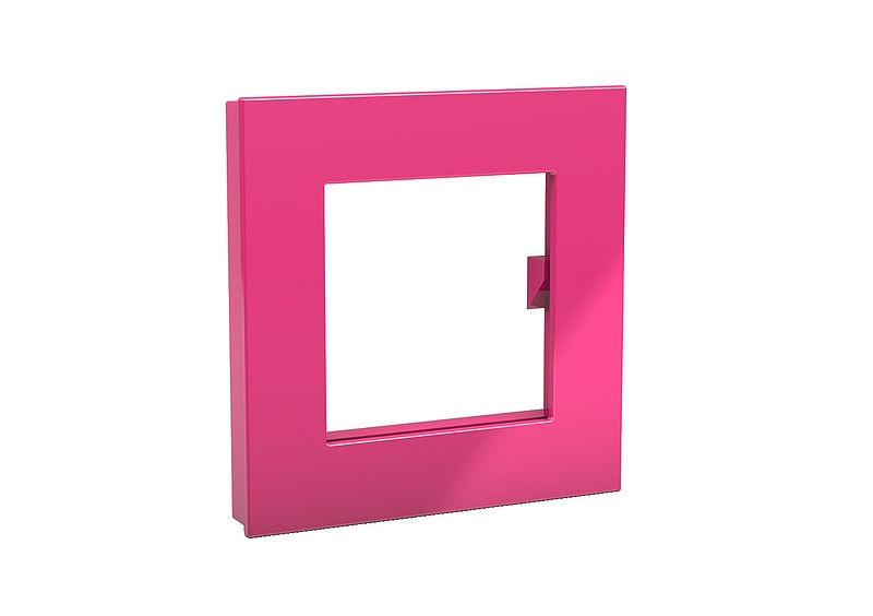 Magnes MEGA MAGNET SQUARE XL 75x75mm RÓŻOWY DAHLE