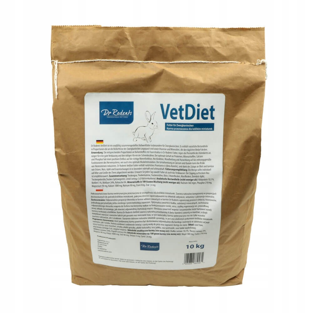 Krmivo pro králíky Dr. Rodents VetDiet 10 kg