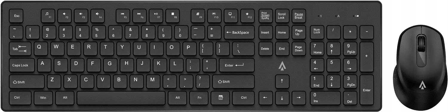 Klawiatura z myszką bezprzewodowe Delano ACC-K1306 Usb membranowa biuro