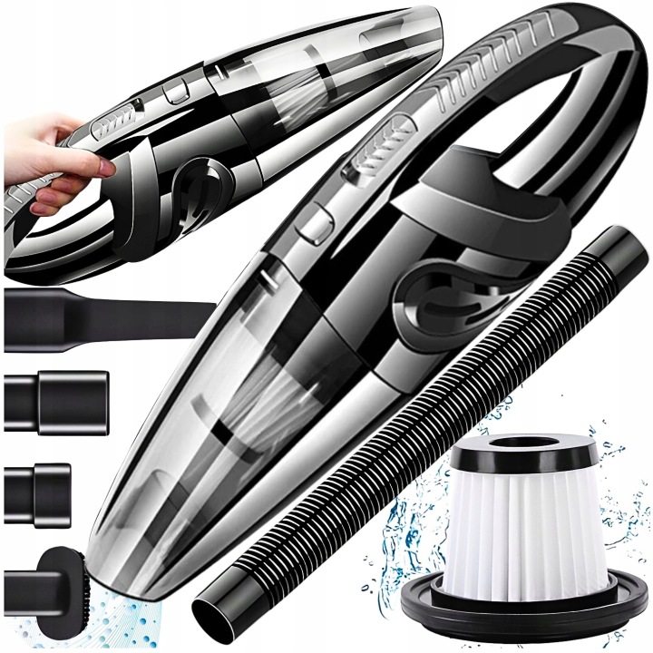 Vysavač Do Auta Usb Akumulátorový 120W