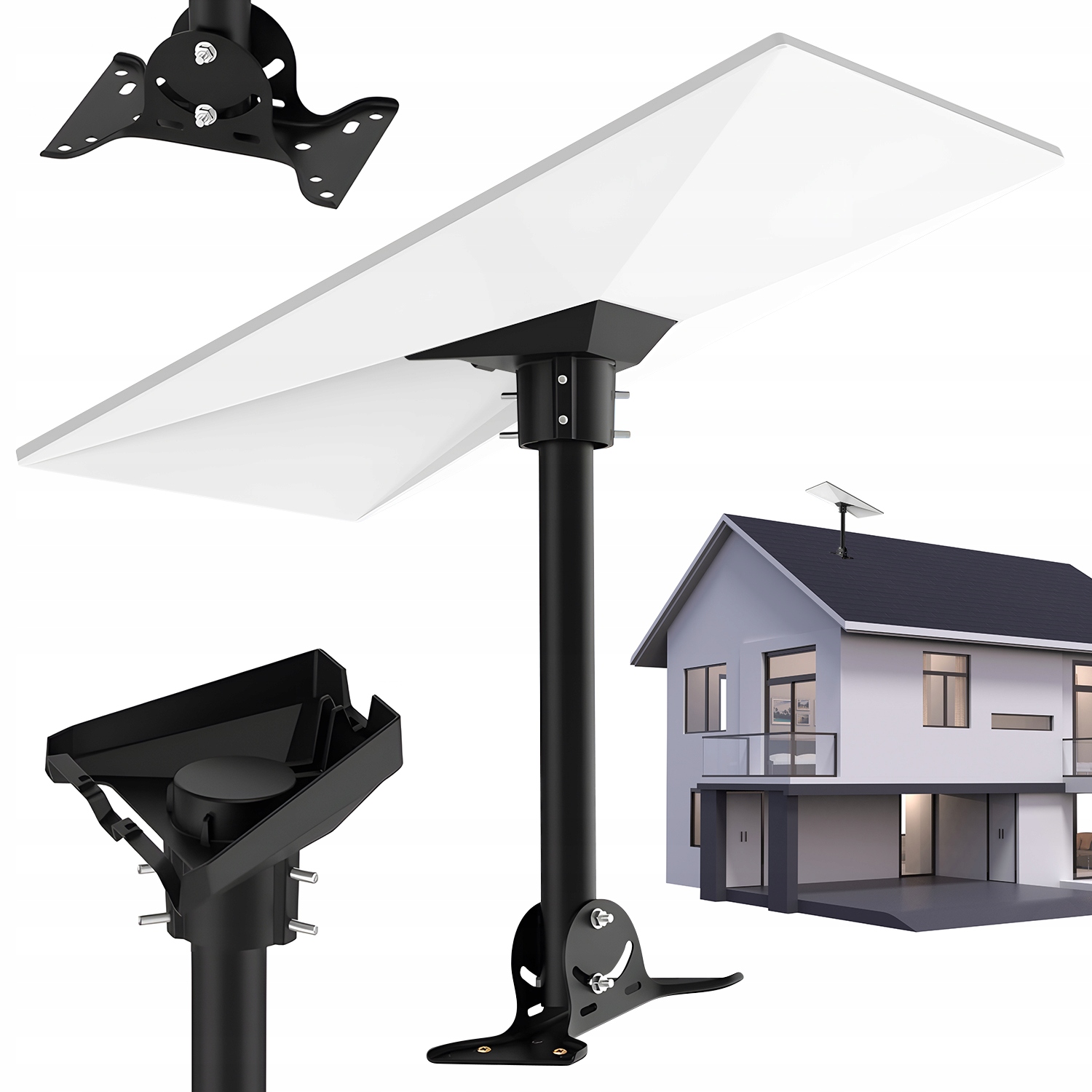 Uchwyt Starlink Gen 3 dachowy ścienny pionowy regulowany solidny mocny
