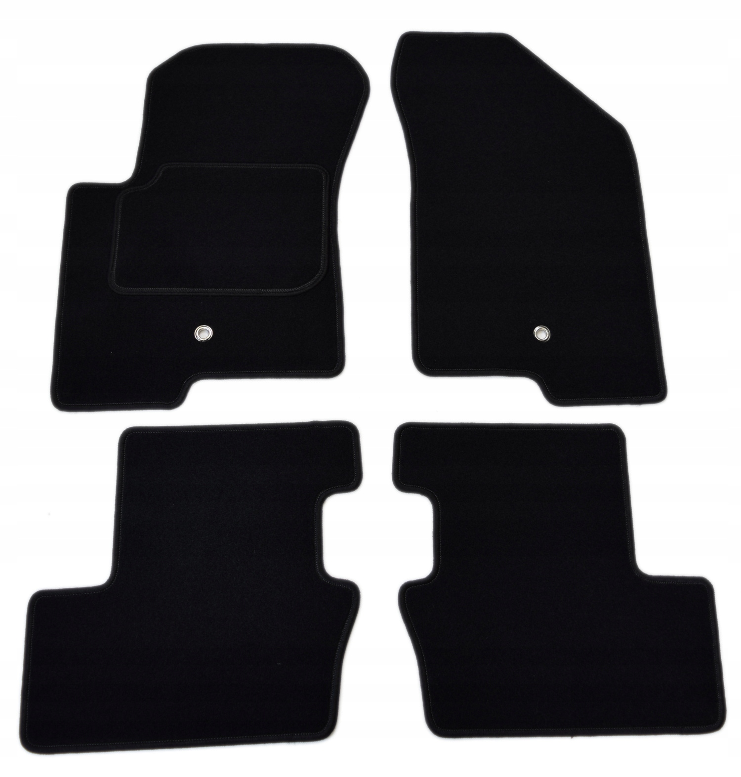 

Dodge Caliber 06-11r. Dywaniki welurowe Silver-PC