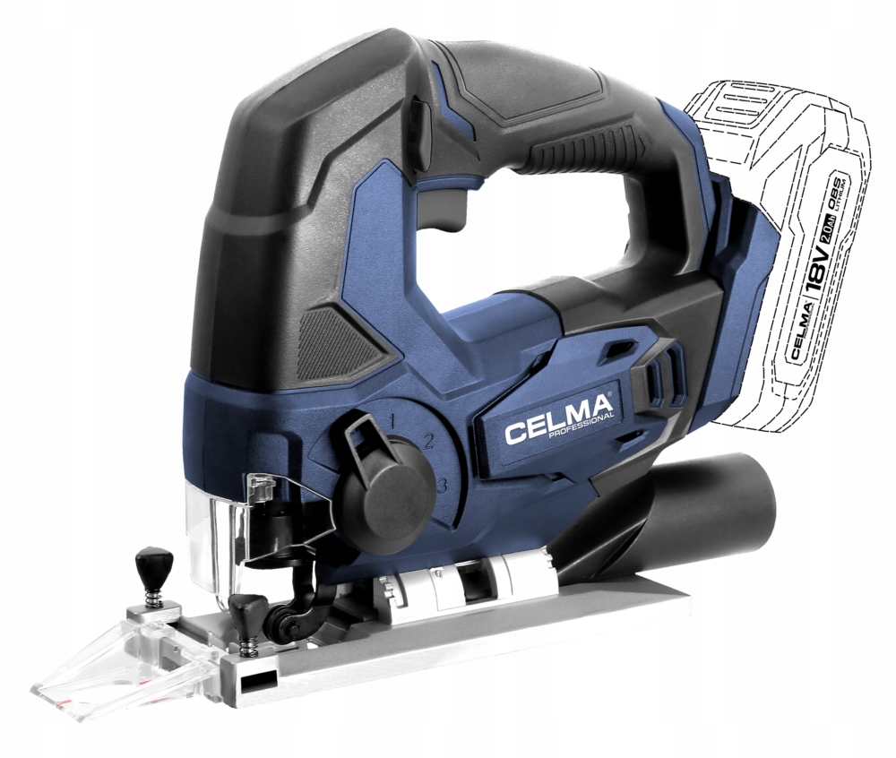 Akumulátorová pila Celma Professional DPPe-Li 18OBS 18V Body