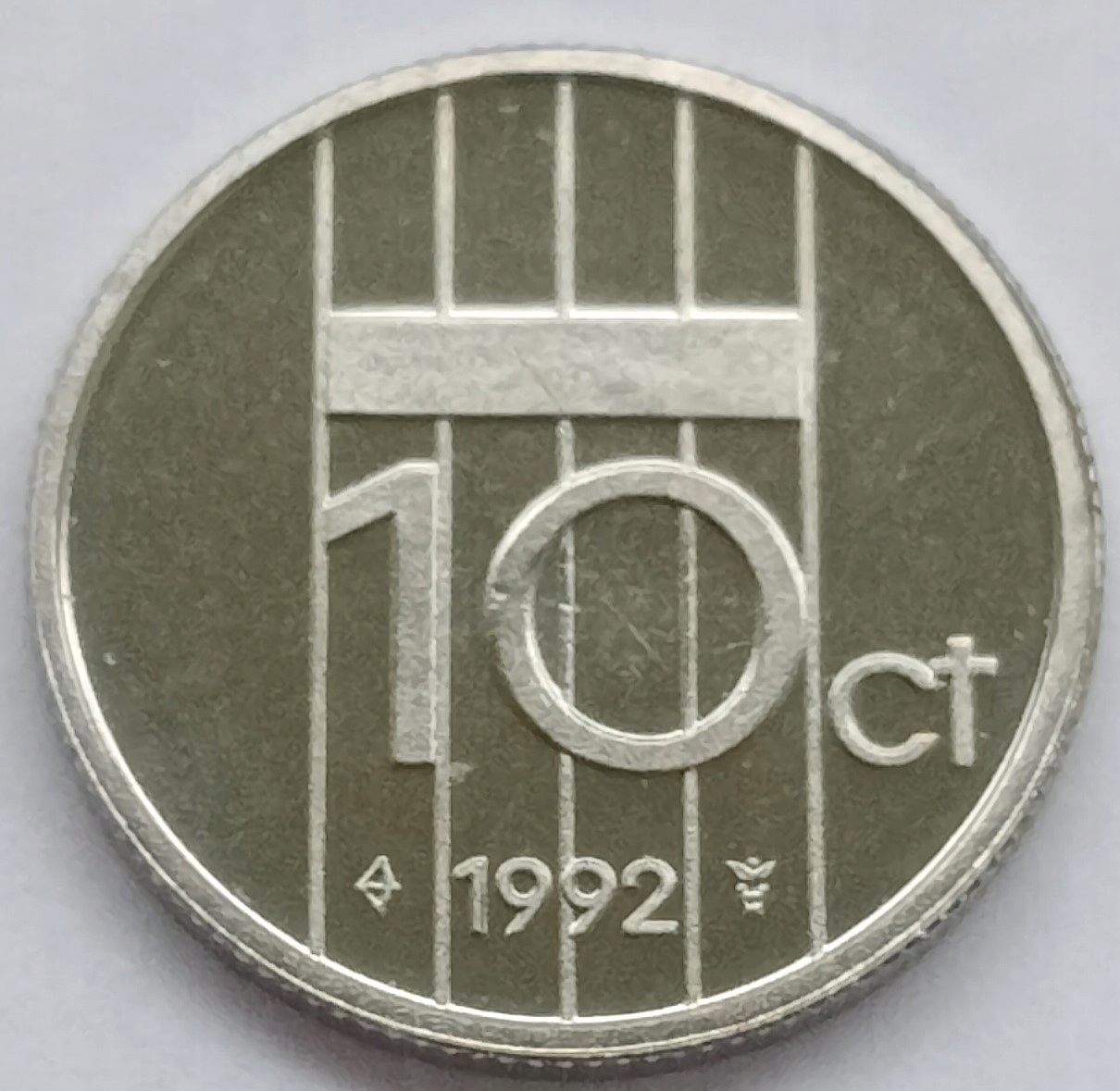 Holandia 10 Cent 1992 Mennicza (UNC)