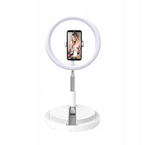 DIGIPOWER Lampa Pierścieniowa 11" Regulowana 3 Tryby 10 Poziomów Jasności — miniatura 2