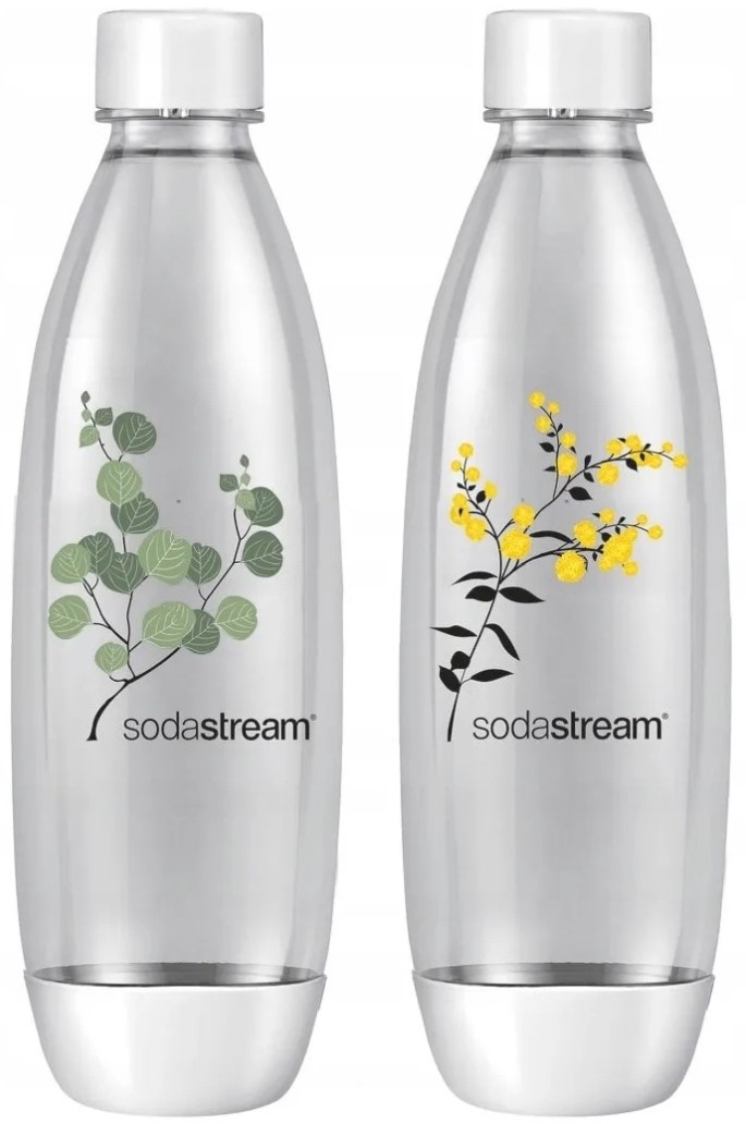 Zestaw butelek SodaStream Fuse Plants 2x1L Białe