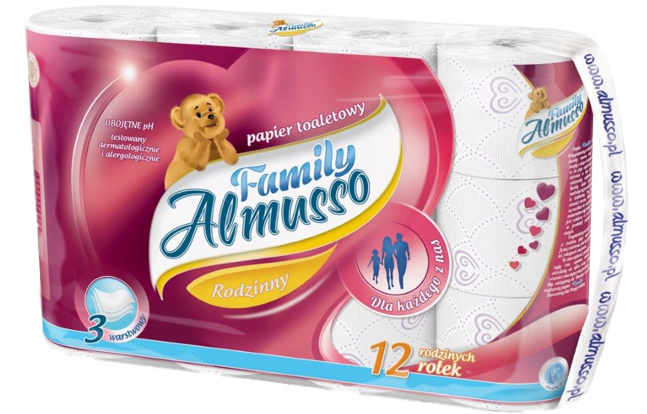 

Papier toaletowy Almusso Family 12 sztuk