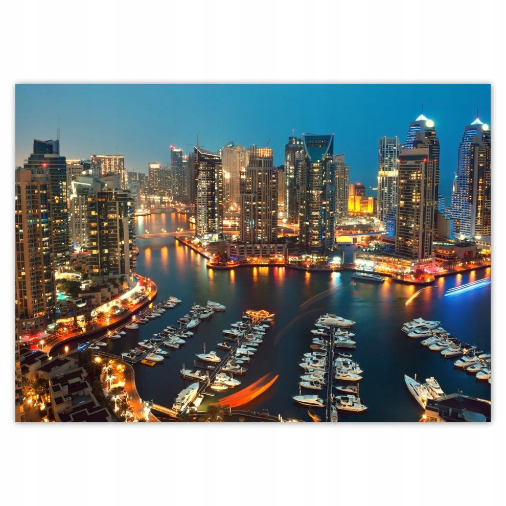 

Naklejki 70x50 Dubaj w nocy