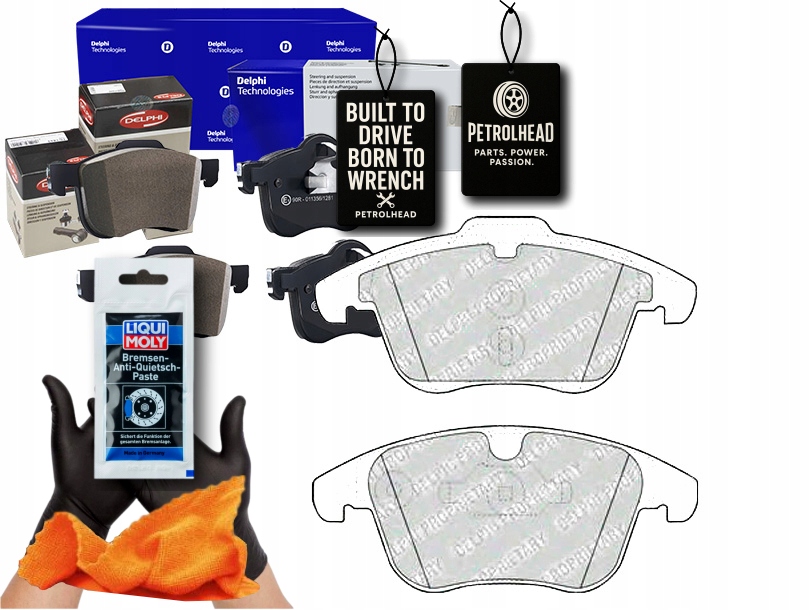 Brzdové Destičky Volvo S60 II S80 II V60 I V70 III #Petrolhead Pro+ Kit3