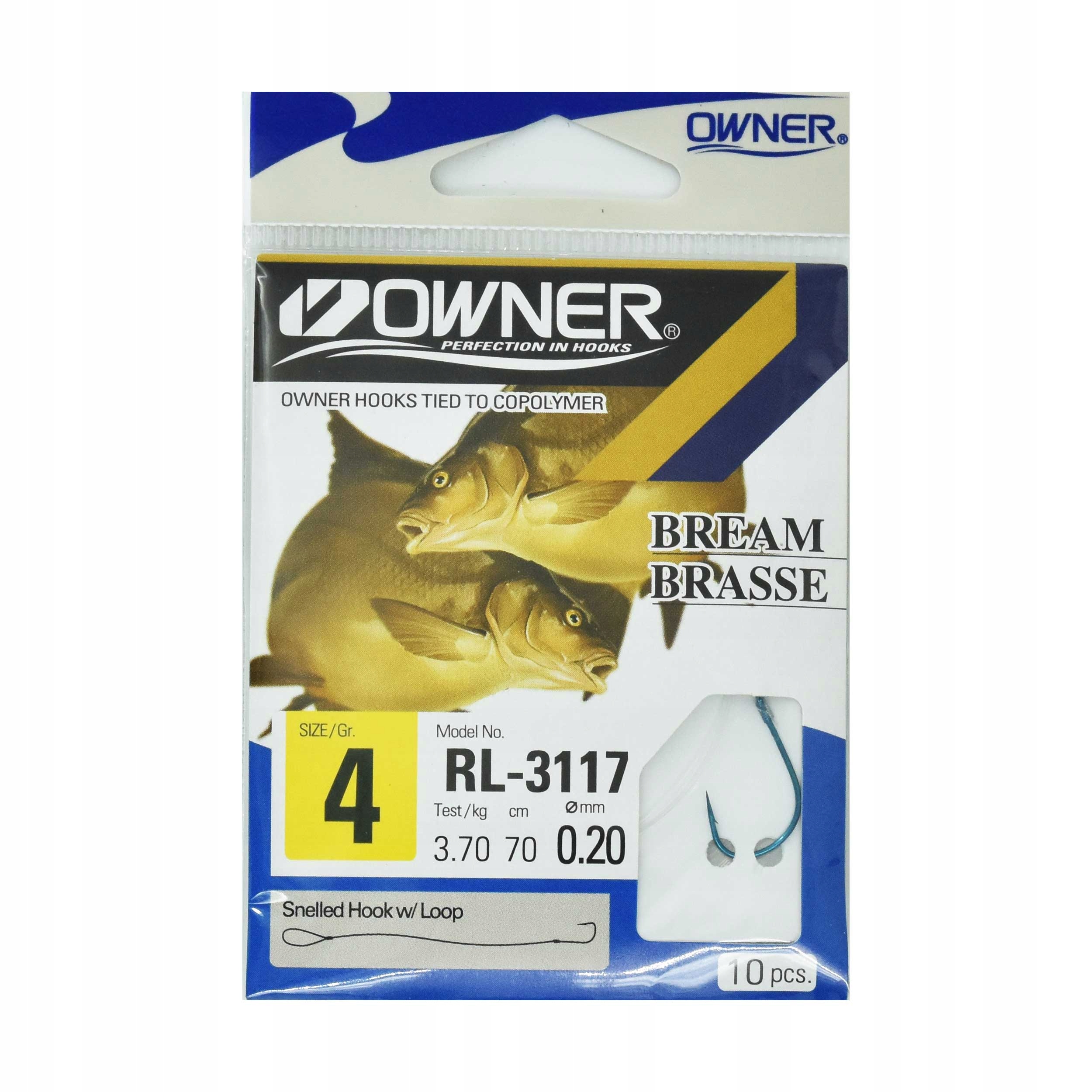 

Haczyki z przyponami Owner RL3117 rozmiar 4 10szt
