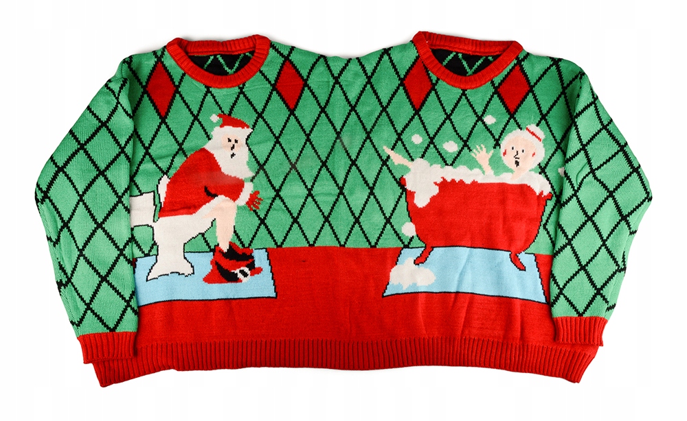 SWETER ŚWIĄTECZNY DLA DWÓCH OSÓB mikołaje
