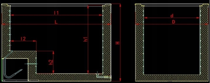 POJEMNA ZAMRAŻARKA SKRZYNIOWA 200L 2w1 CHŁODZIARKA KOSZ OŚWIETLENIE LED Pojemność całkowita 194 l