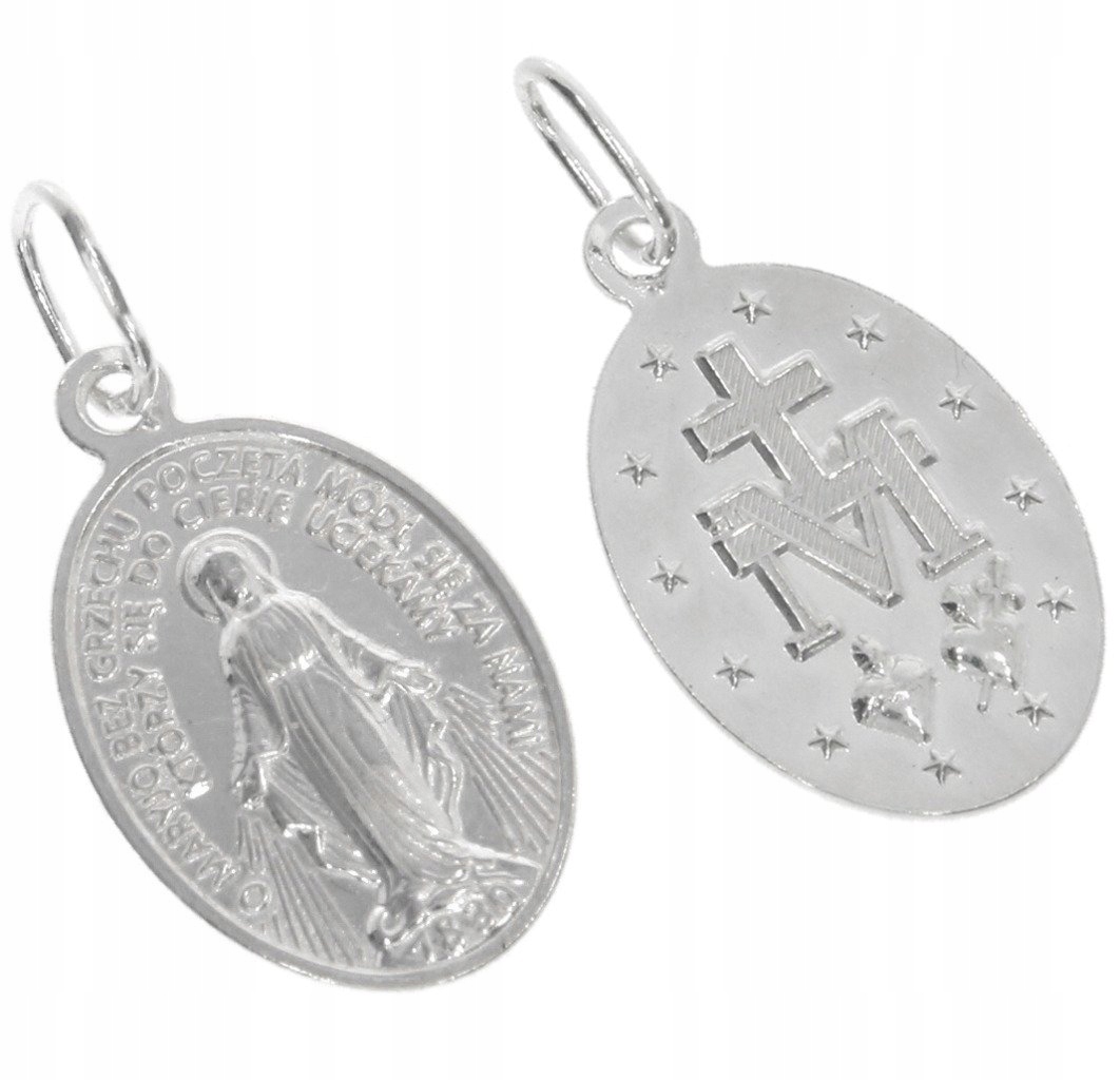 

Cudowny Medalik srebrny 925 Chrzest Komunia Mb