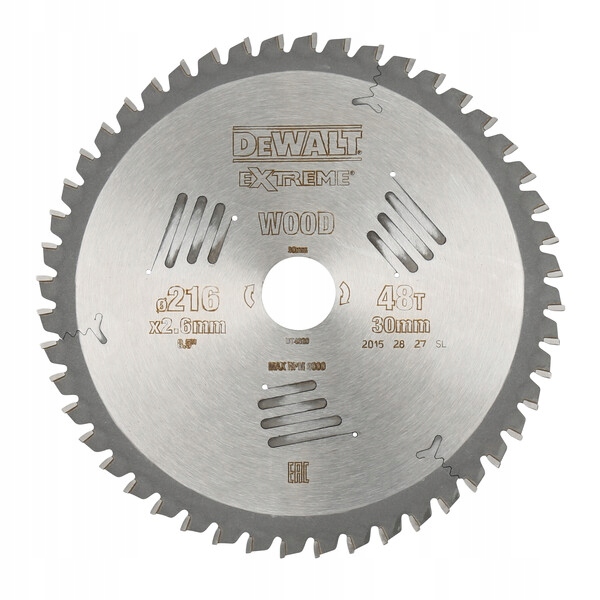 DT4320 Dewalt Kotouč Na Dřevo Mdf Laminátu 216 MM