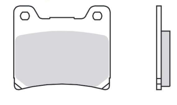 klocki hamulcowe SBS 555LS YAMAHA XV 1100 VIRAGO