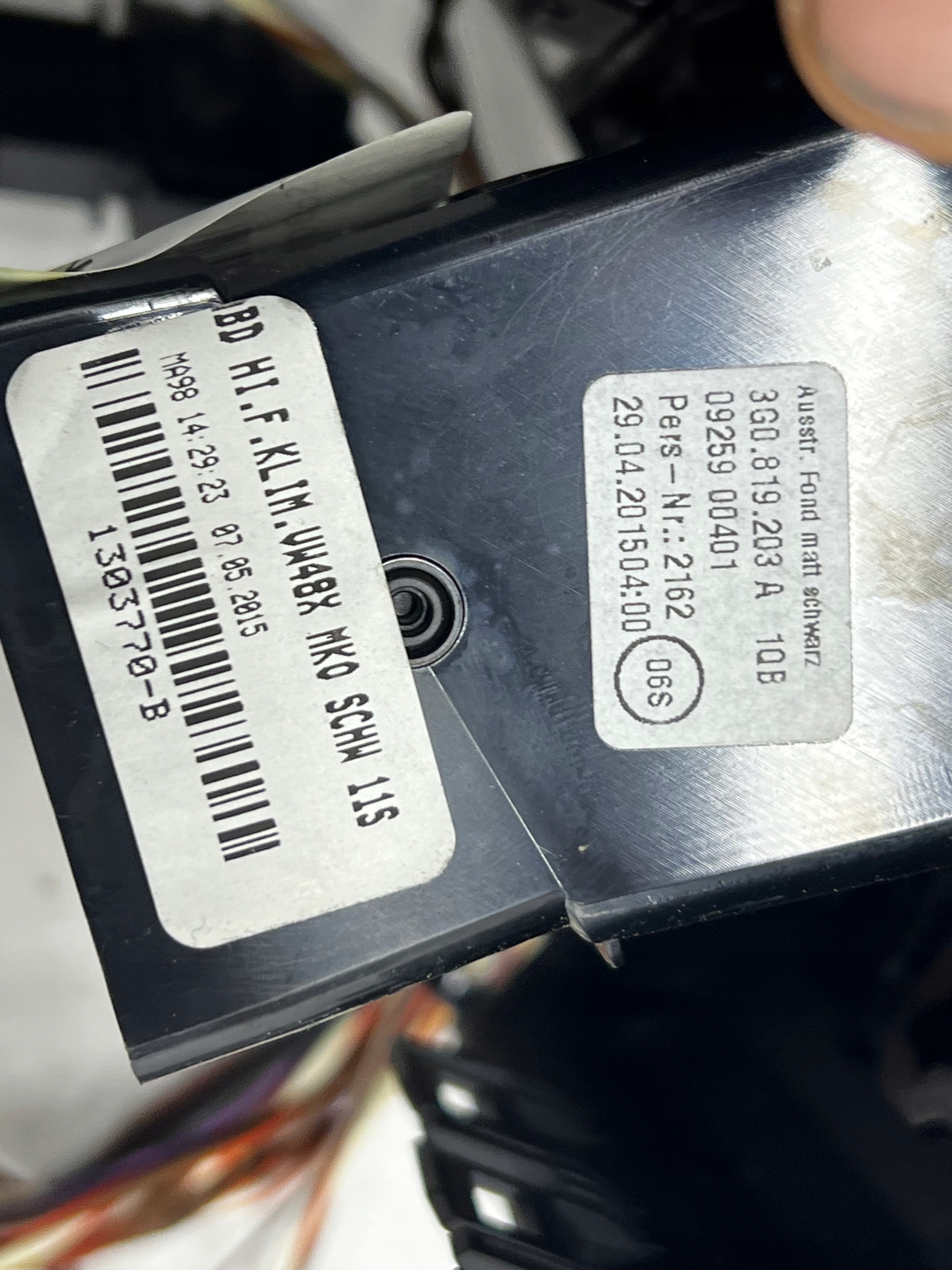 grid air conditioning devices TUNELU control unit 230V + wiring VW PASSAT B8