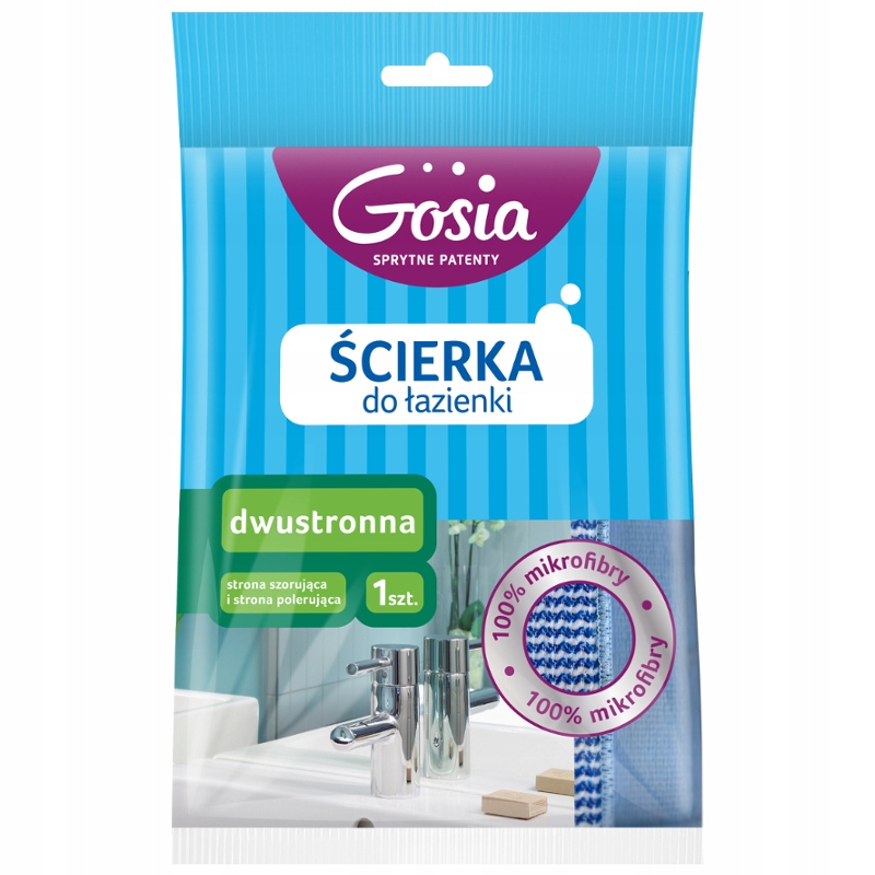 

Gosia Ścierka Z Mikrofibry Do Łazienki Dwustronna