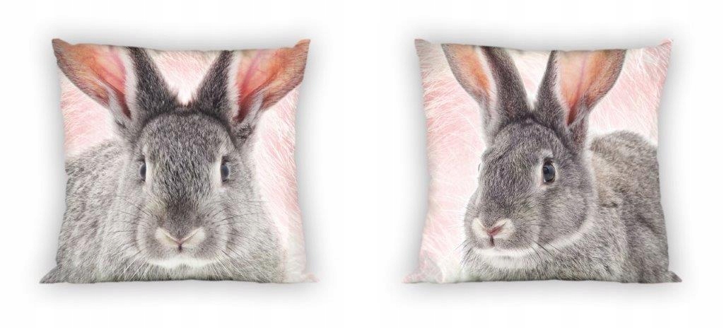 

Poszewka Dwustronna Bawełniana 40x40 Królik Bunny