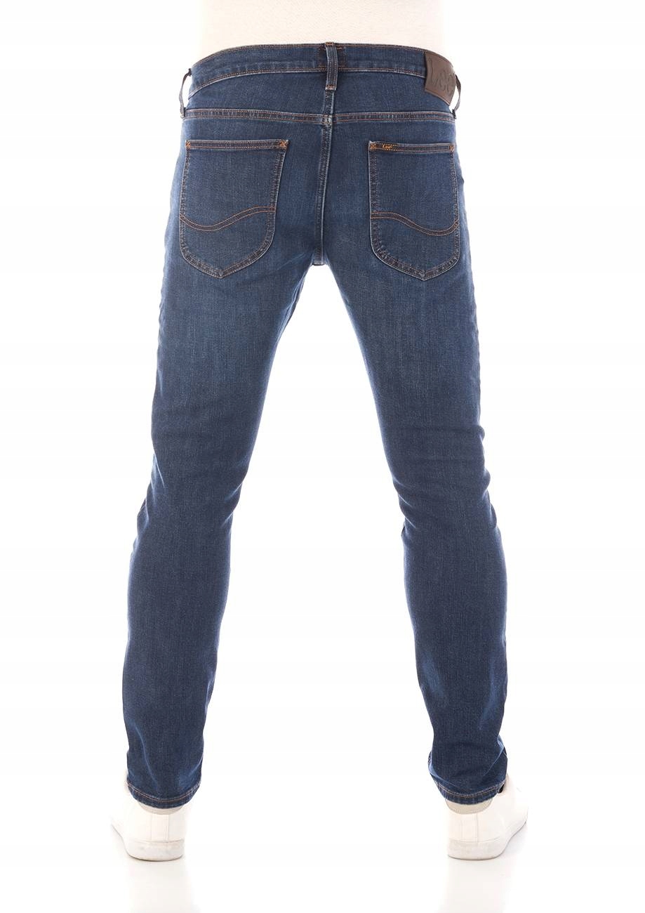 Męskie spodnie jeansowe zwężane Lee Luke Dark L719SJPH 34/34
