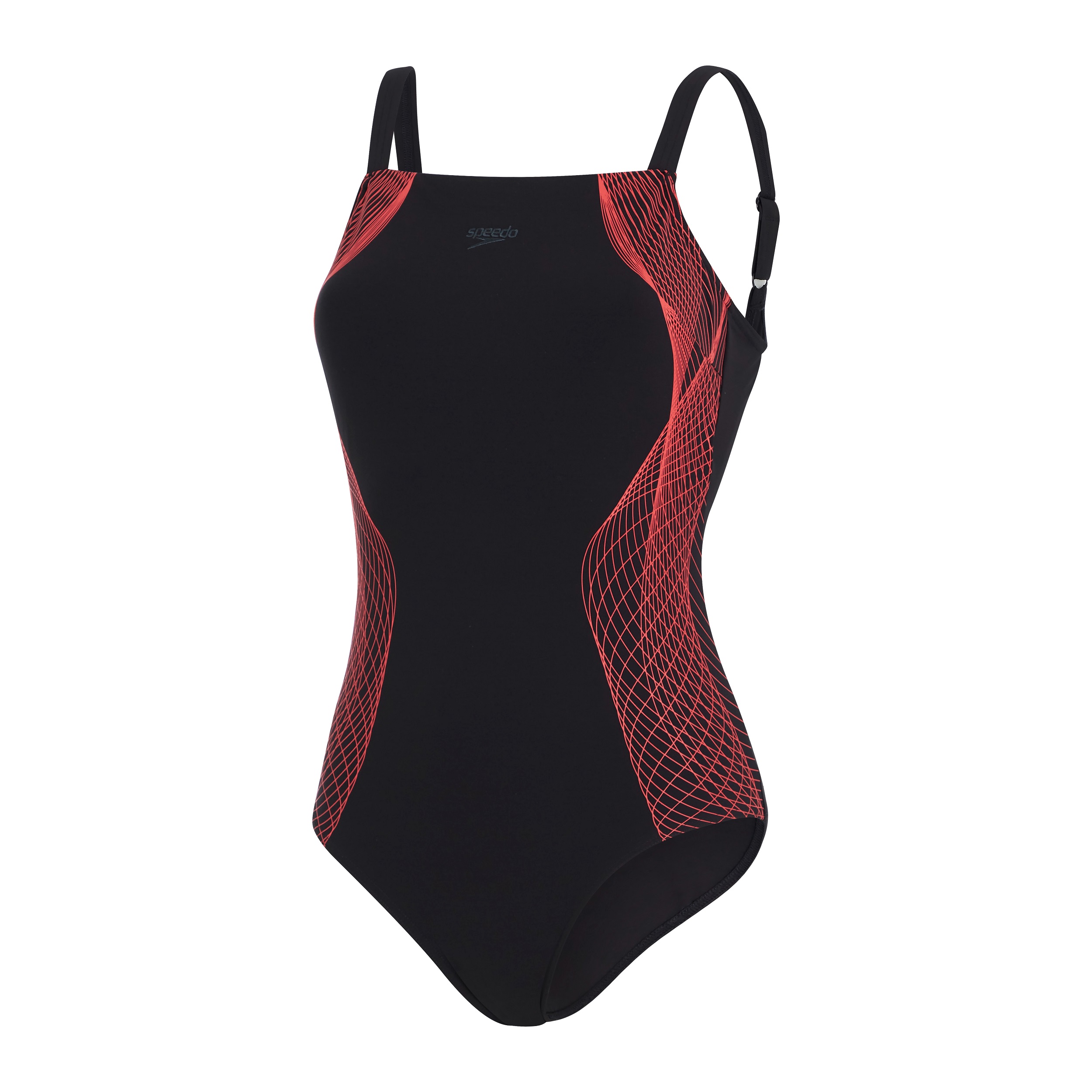 Strój kąpielowy Speedo Shaping Crystalux 1Pc 36 Black/watermelon