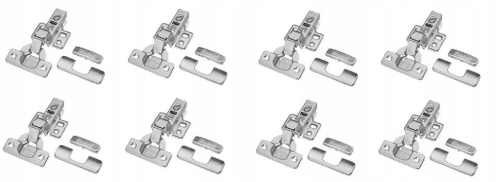 

Sevroll Zawias wpuszczany cichy domyk 8szt.