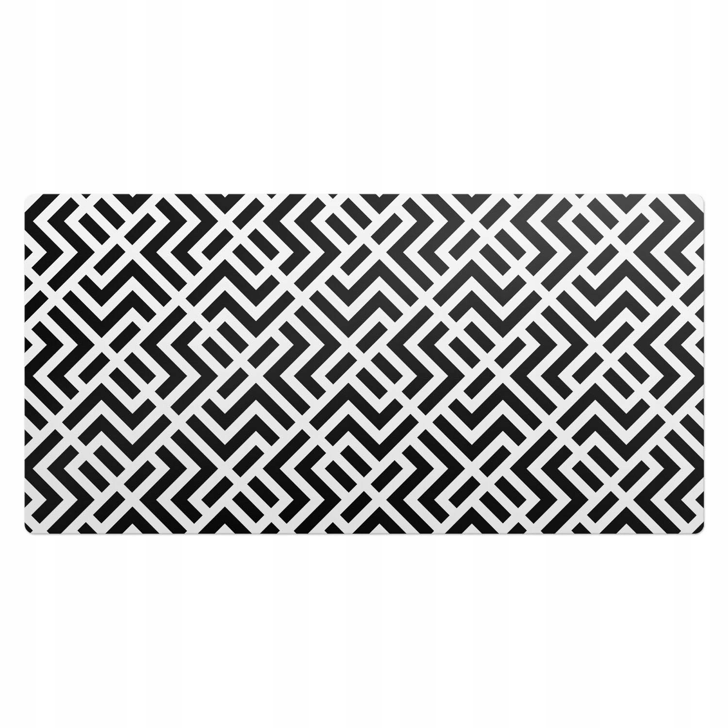 Dekorativní podložka na psací stůl pro práci i studium Geometrický cikcak 100 x 50 cm