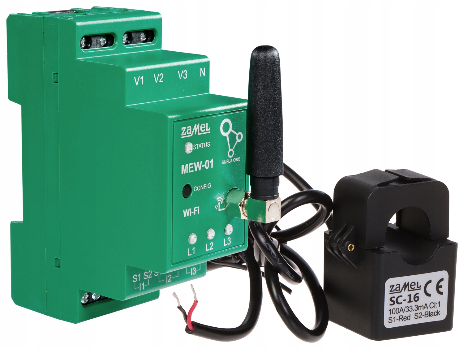 Monitor Elektrické Energie MEW-01/ANT-1F Jednofázový Zamel