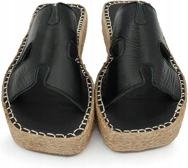 Runnerboss Černé Dámské Nazouváky S Pletenou Podrážkou Espadrilky 38 J8A