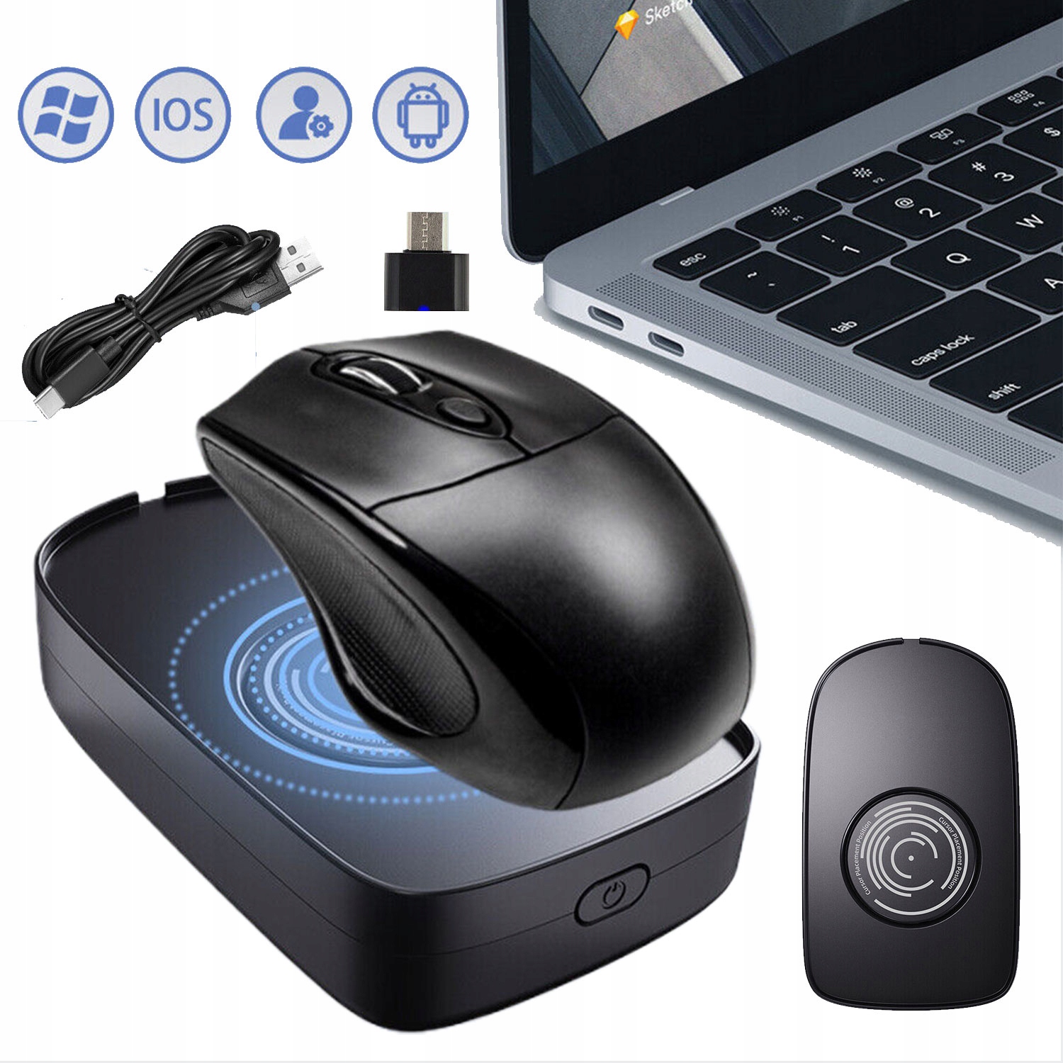 AUTOMATYCZNY MOUSE JIGGLER MOVER MYSZY ZACHOWAJ AKTYWNY EKRAN CICHY