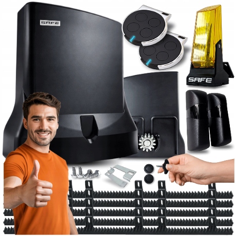 Pohon Na Posuvnú Bránu Sada automatických diaľkových ovládačov pohon lampa 800 kg Safe