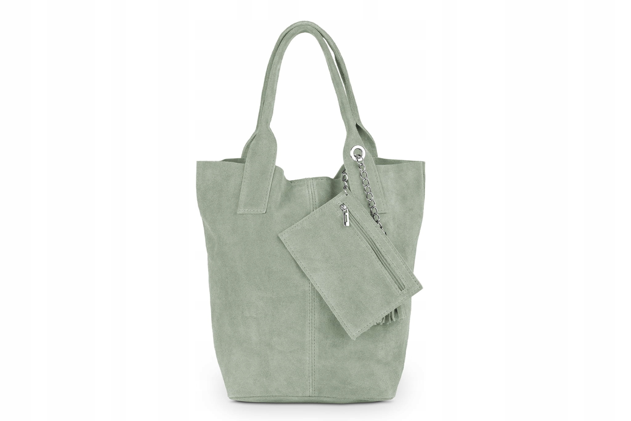 Kožená taška Vera Pelle Olivera Semišová Mátová