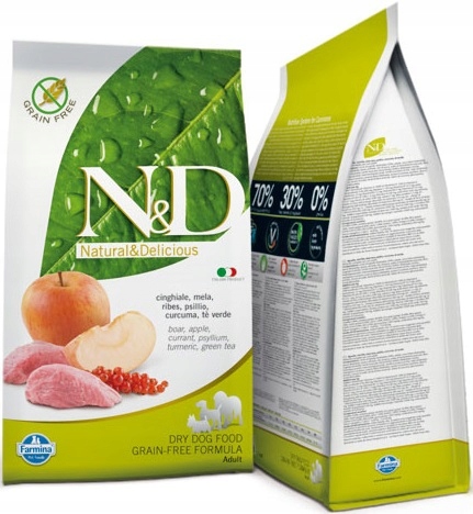 

Nd 1649 Dog Grain Free Boar Apple Adult Mini 2,5kg