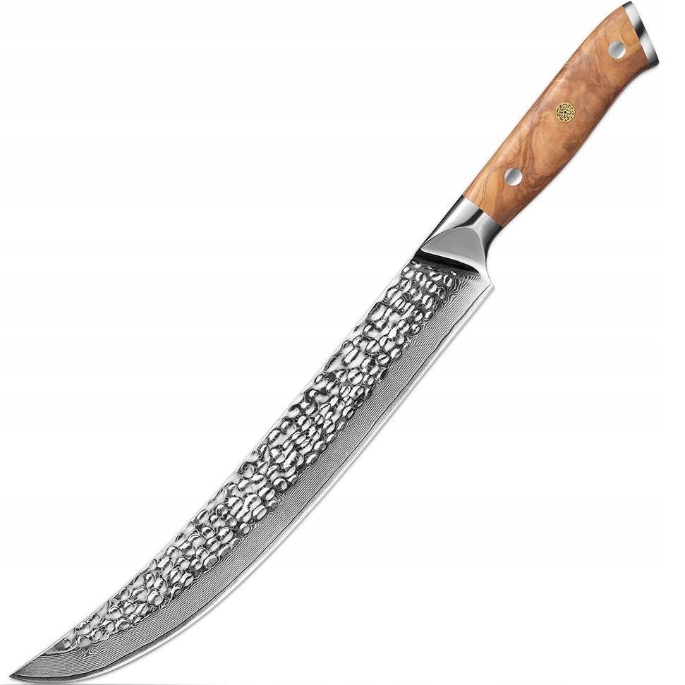 Damaškový kuchynský nôž Zayoku Slicer/Hnedá KP-37485