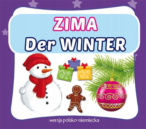 Zima. Der Winter harmonijka mała