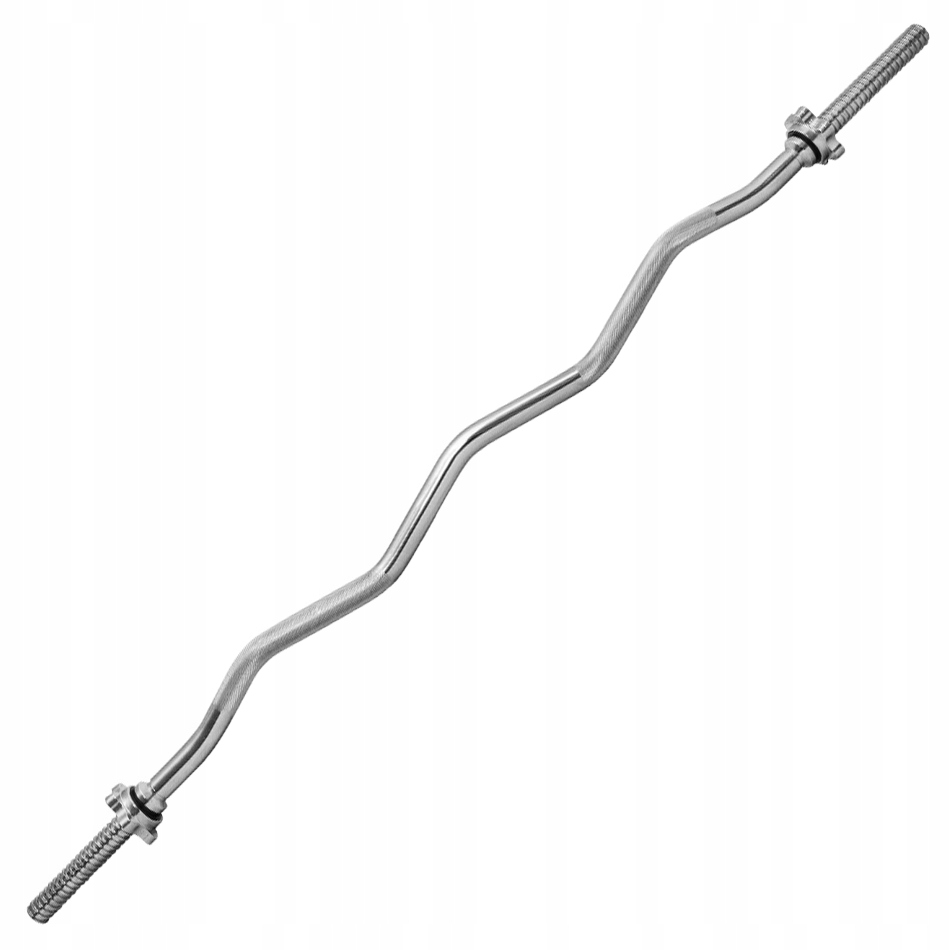 

Gryf lekko łamany 120cm 30mm + zaciski sztanga