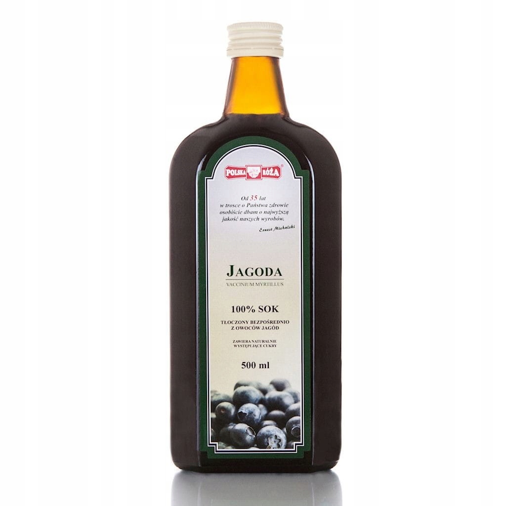 Jagoda džus 100% 500 ml bez cukru Polska Róża