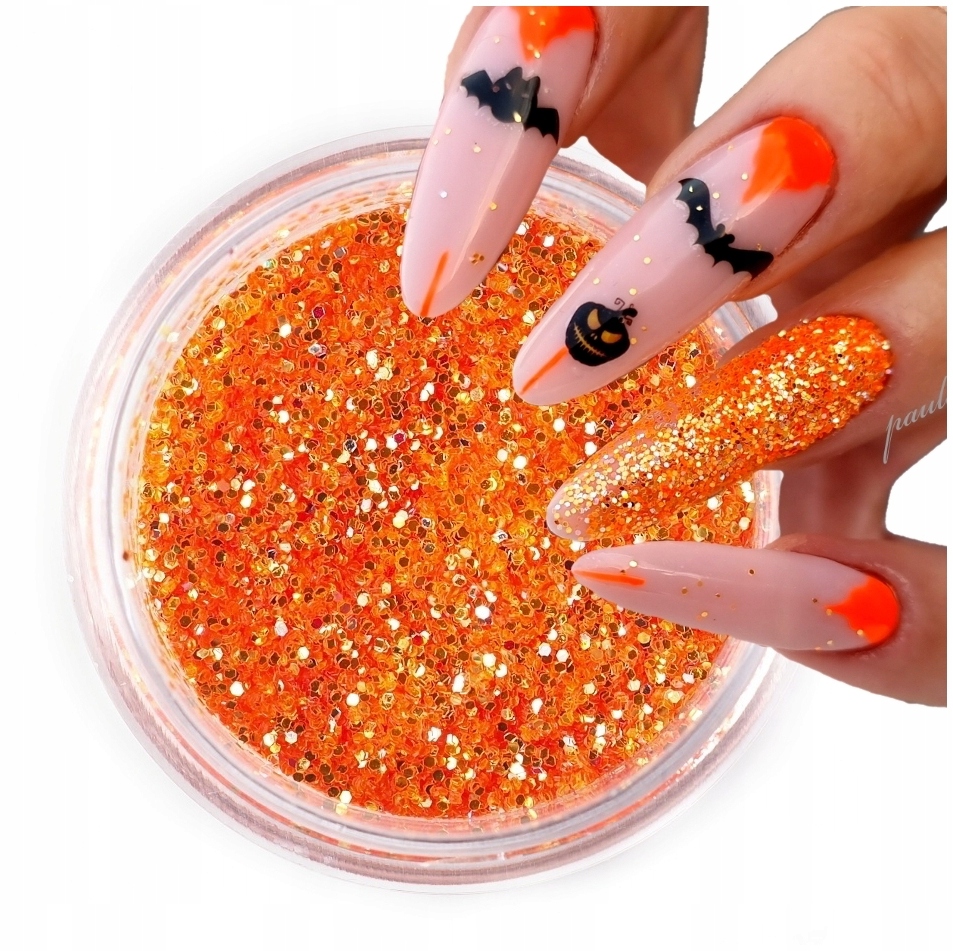 Pyłek holograficzny PIXIE NEON DUST 08-deep orange