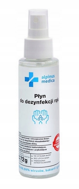 

Płyn do dezynfekcji rąk i skóry 100 ml Sterillhand