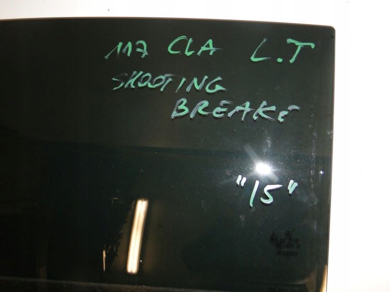 MERCEDES CLA 117 SZYBA W DRZWI LEWE TYLNE 2015 Producent części Mercedes-Benz OE