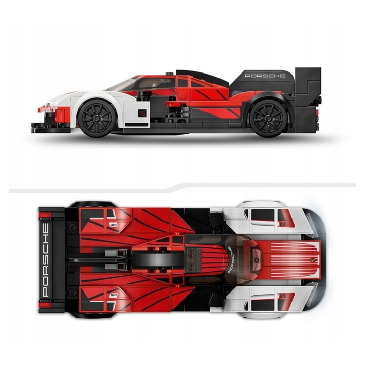 LEGO SPEED CHAMPIONS PORSCHE 963 SAMOCHÓD ZABAWKA Materiał plastik