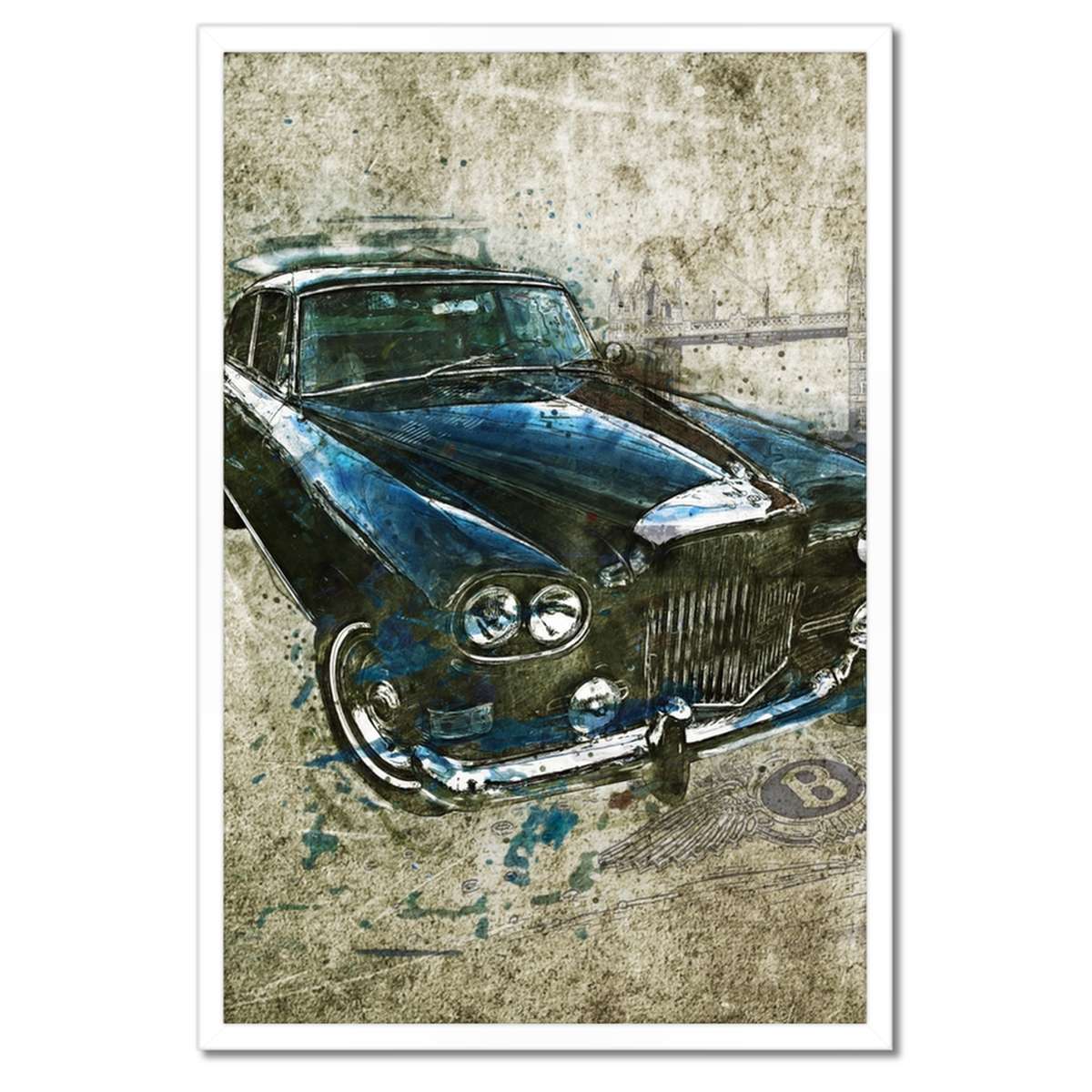 Plakáty v rámu 40x60 Anglický oldtimer