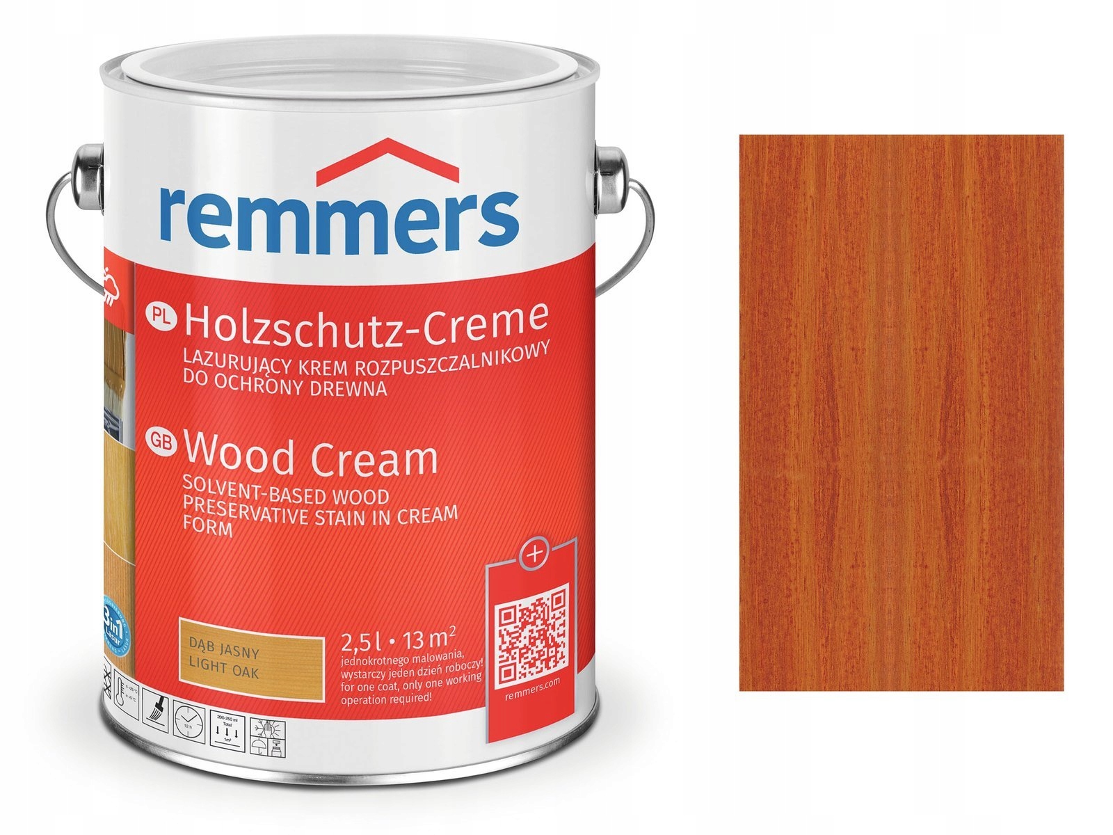 Krém Holzschutz-Creme Remmers Mahagon 2720 5L
