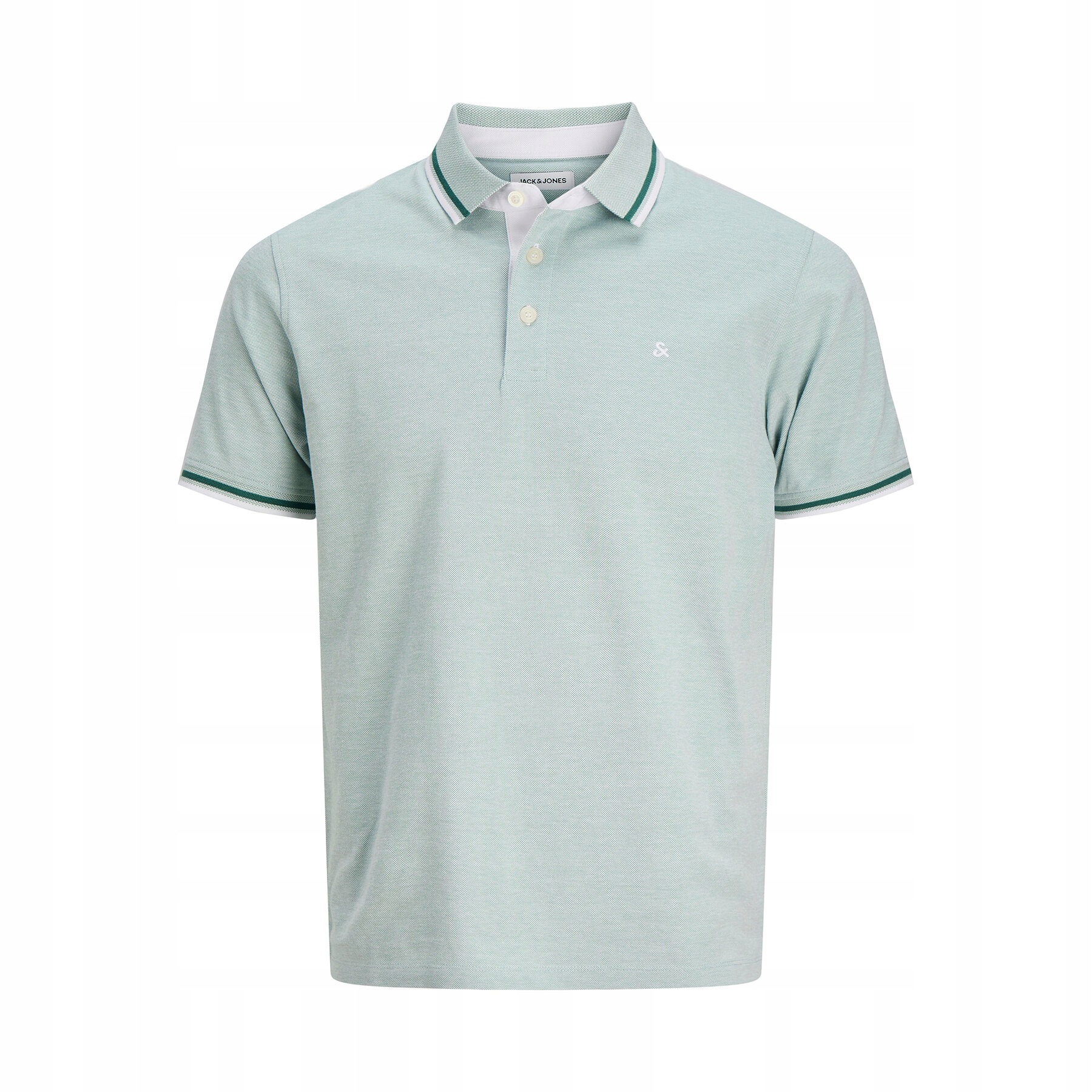 Męskie Polo 12136668 niebieski