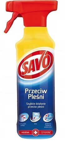 

Savo Spray Czyszczenia na Pleśń Grzyby 500ml