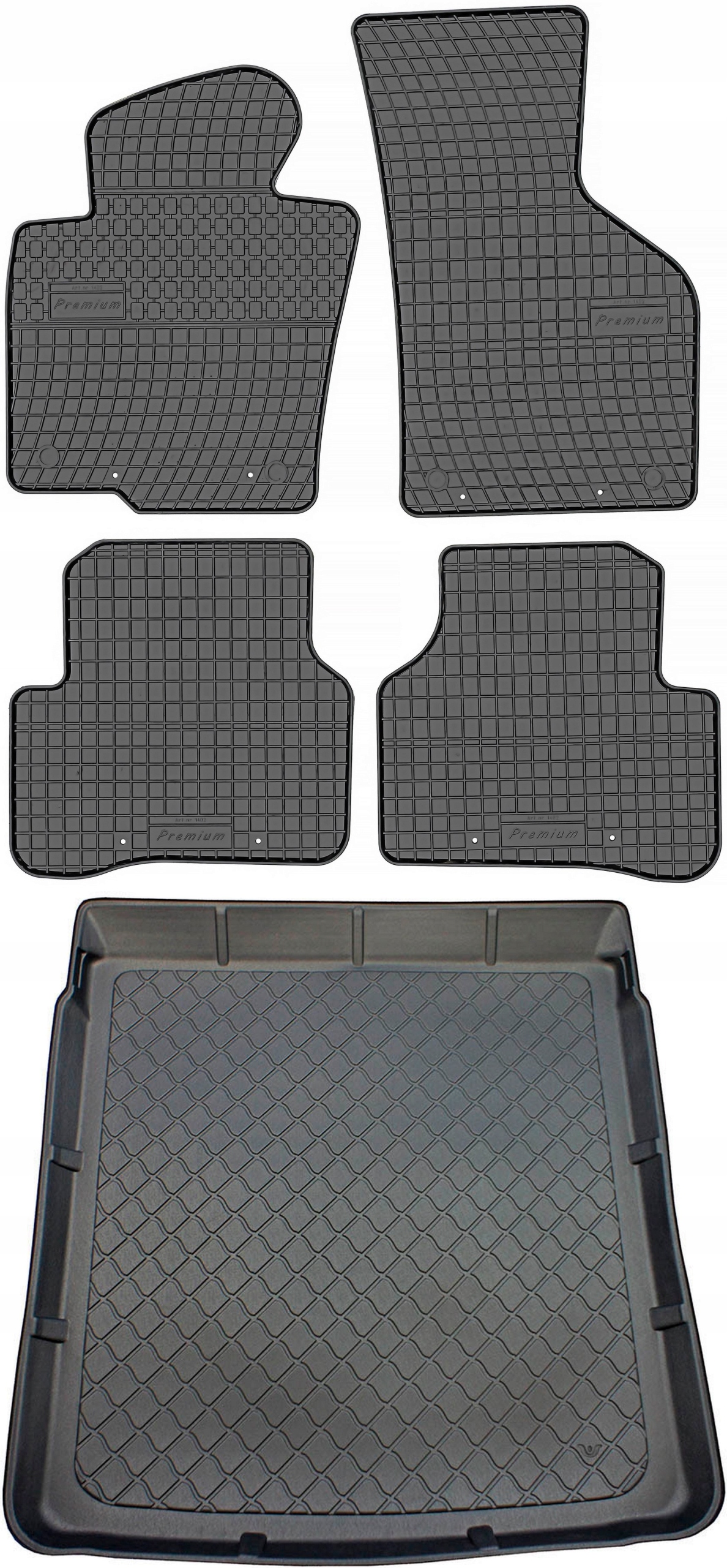 Volkswagen Passat B6 Sd 2005-2009 Koberce s rohožou