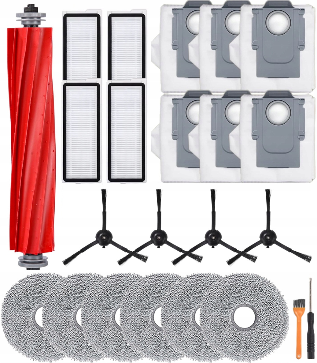 Duży Zestaw akcesoriów do Roborock Q Revo Pro S MaxV Pro