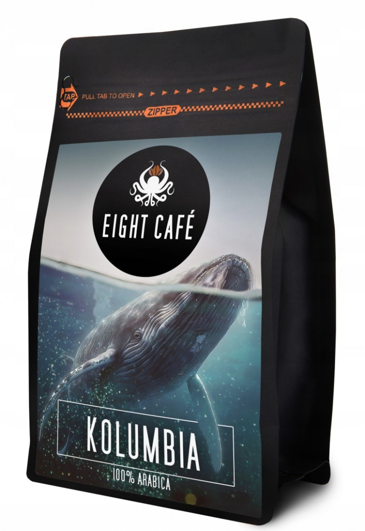 Káva Zrnková Čerstvě pražená 100% Arabica Kolumbie 1KG do kávovaru